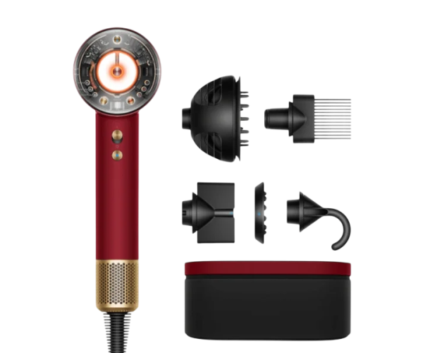 Фен для волосся Dyson Supersonic HD16 Nural Red Velvet/Gold (594823-01)