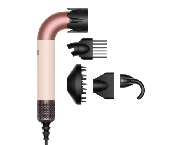 Фен для волосся Dyson Supersonic HD17 r Pro Ceramic Curly+Coily Pink/Rose Gold (113361-01)