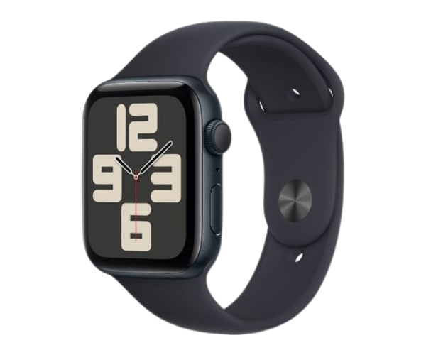Apple Watch SE 2 2024 GPS 40mm Midnight Aluminum Case with Midnight Sport Band - S/M (MXE73)