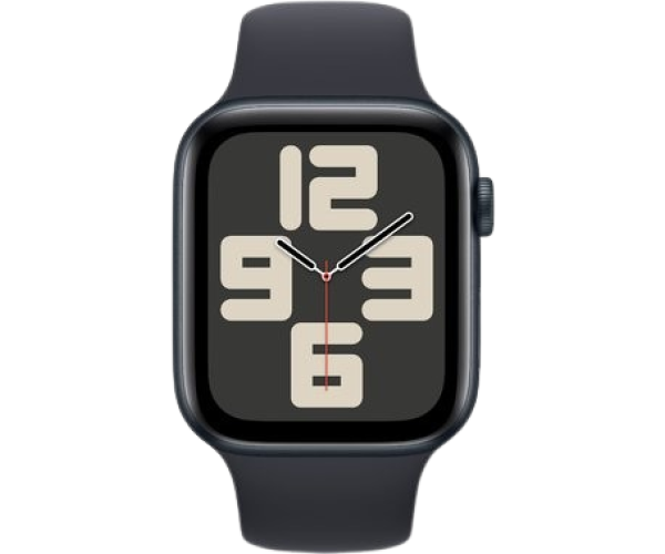 Apple Watch SE 2 2024 GPS 40mm Midnight Aluminum Case with Midnight Sport Band - S/M (MXE73)