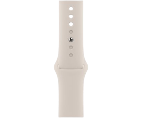 Apple Watch SE 2 2024 GPS 44mm Starlight Aluminum Case with Starlight Sport Band - M/L (MXEV3)
