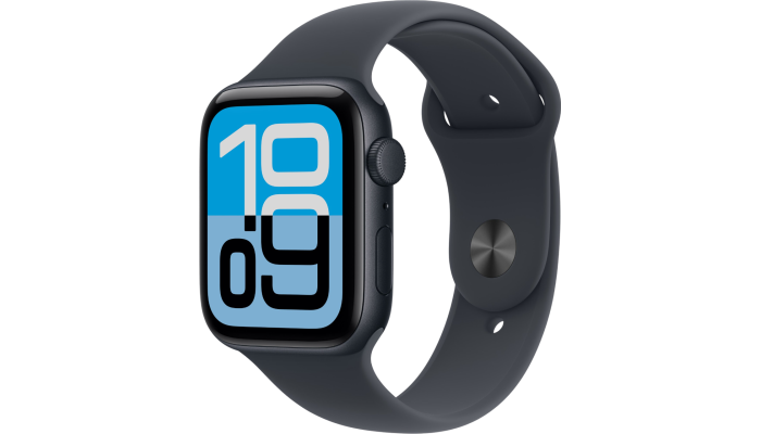 Apple Watch SE 3 2025 GPS 40mm Midnight Aluminum Case with Midnight Sport Band - S/M (MEH94)