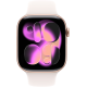 Apple Watch Series 11 GPS 46mm Rose Gold Aluminium Case with Light Blush Sport Band - S/M (MEV64)