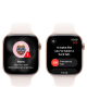 Apple Watch Series 11 GPS 46mm Rose Gold Aluminium Case with Light Blush Sport Band - S/M (MEV64)
