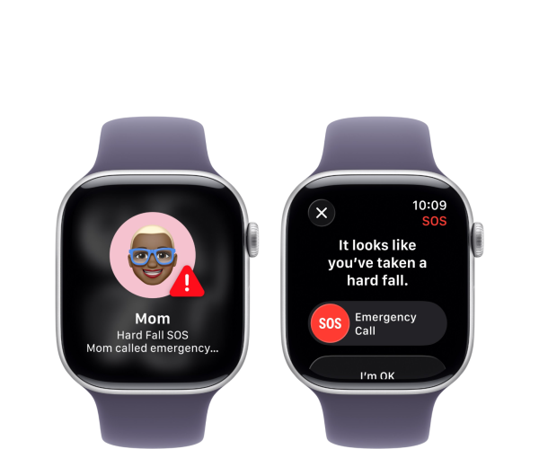 Apple Watch Series 11 GPS 42mm Silver Aluminium Case with Purple Fog Sport Band - M/L (MEU74)