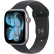 Apple Watch Series 11 GPS 42mm Space Grey Aluminium Case with Black Sport Band - S/M (MEQW4)