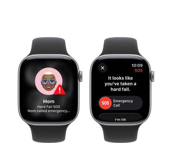 Apple Watch Series 11 GPS 42mm Space Grey Aluminium Case with Black Sport Band - S/M (MEQW4)