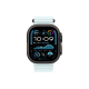 Apple Watch Ultra 2 2024 49mm Black Titanium Case with Ice Blue Ocean Band (MYP83)