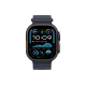 Apple Watch Ultra 2 2024 49mm Black Titanium Case with Navy Ocean Band (MYPA3)