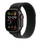 Apple Watch Ultra 2 2024 49mm Black Titanium Case with Black Trail Loop - M/L (MX4V3)