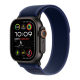 Apple Watch Ultra 2 2024 49mm Black Titanium Case with Blue Trail Loop - M/L (MYQ83)