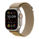 Apple Watch Ultra 2 2024 49mm Natural Titanium Case with Tan Alpine Loop - Large (MX4H3)