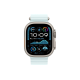 Apple Watch Ultra 2 2024 49mm Natural Titanium Case with Ice Blue Ocean Band (MXTF3)