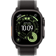 Apple Watch Ultra 3 GPS + Cellular 49mm Black Titanium Case with Black/Charcoal Trail Loop - M/L (MF1H4)