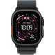 Apple Watch Ultra 3 GPS + Cellular 49mm Black Titanium Case with Black Alpine Loop - Medium (MF0V4)