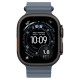 Apple Watch Ultra 3 GPS + Cellular 49mm Black Titanium Case with Anchor Blue Ocean Band (MGCJ4)