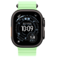 Apple Watch Ultra 3 GPS + Cellular 49mm Black Titanium Case with Neon Green Ocean Band (MGCL4)