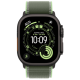 Apple Watch Ultra 3 GPS + Cellular 49mm Black Titanium Case with Green/Neon Trail Loop - M/L (MG9P4)