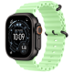 Apple Watch Ultra 3 GPS + Cellular 49mm Black Titanium Case with Neon Green Ocean Band (MGCL4)