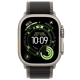 Apple Watch Ultra 3 GPS + Cellular 49mm Natural Titanium Case with Black/Charcoal Trail Loop - M/L (MFT94)