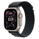 Apple Watch Ultra 3 GPS + Cellular 49mm Natural Titanium Case with Black Alpine Loop - Large (MFTG4)