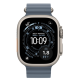 Apple Watch Ultra 3 GPS + Cellular 49mm Natural Titanium Case with Anchor Blue Ocean Band (MEWH4)