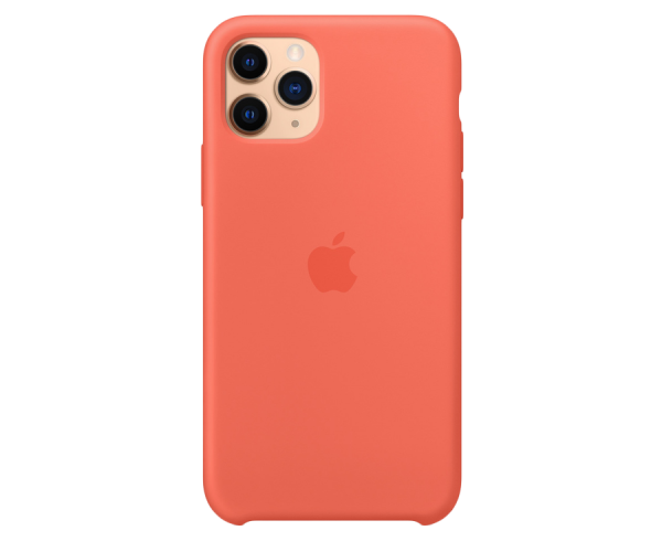 Apple Original Silicone Case Clementine Orange for iPhone 11 Pro