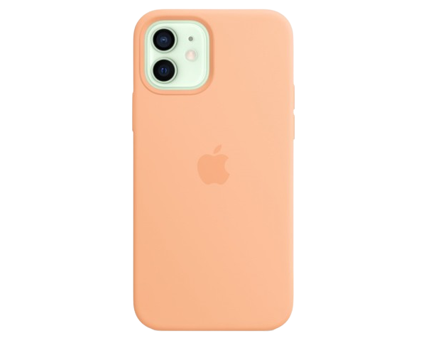 Apple Original Silicone Case Cantaloupe with MagSafe for iPhone 12/12 Pro