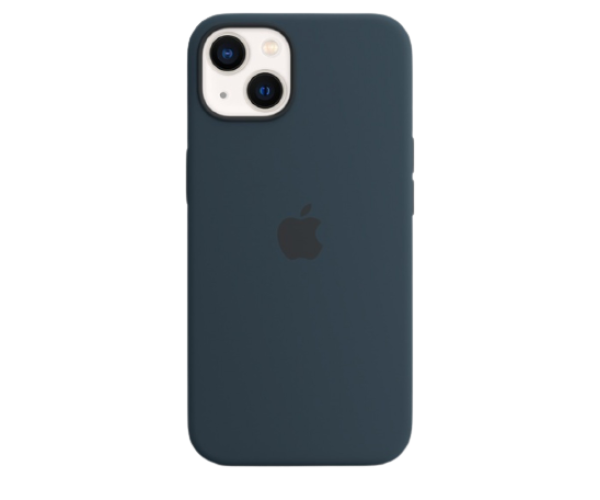 Apple Original Silicone Case Abyss Blue with MagSafe for iPhone 13