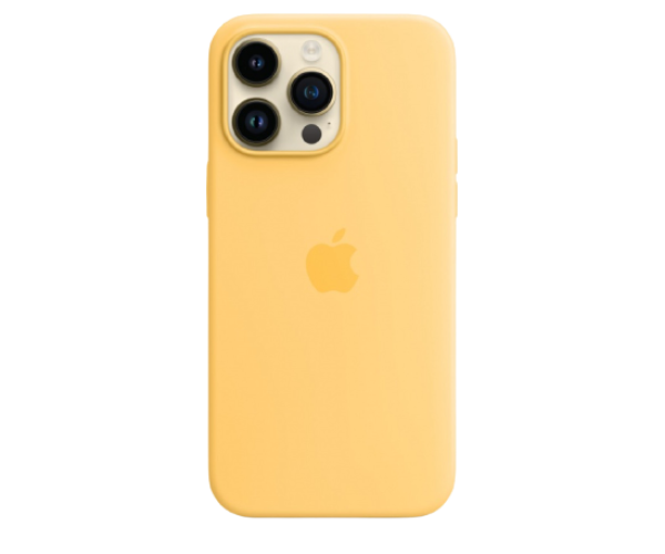 Apple Original Silicone Case Sunglow with MagSafe for iPhone 14 Pro Max