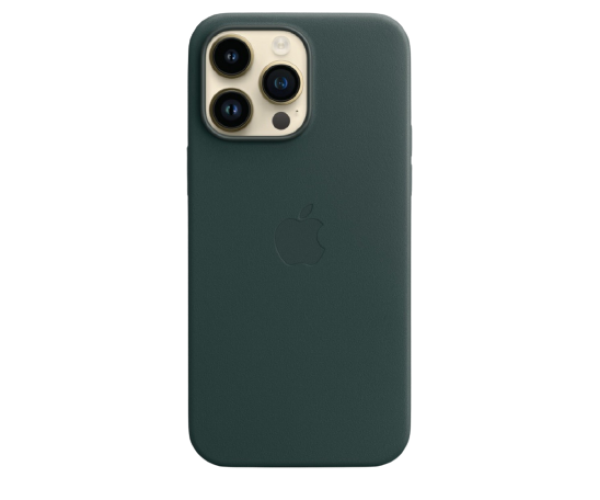 Apple Original Leather Case Forest Green with MagSafe for iPhone 14 Pro Max