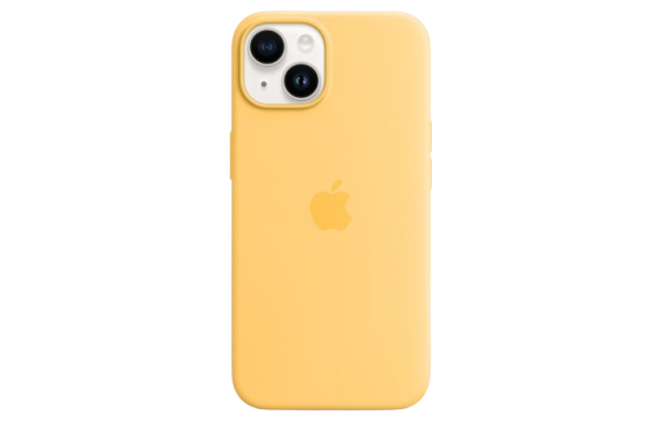 Apple Original Silicone Case Sunglow with MagSafe for iPhone 14
