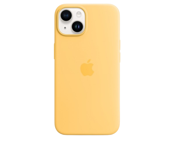 Apple Original Silicone Case Sunglow with MagSafe for iPhone 14