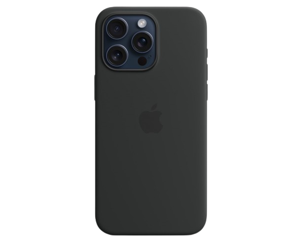 Apple Original Silicone Case Black with MagSafe for iPhone 15 Pro Max