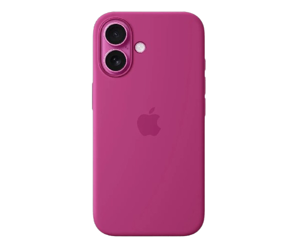 Apple Original Silicone Case Fuchsia with MagSafe for iPhone 16