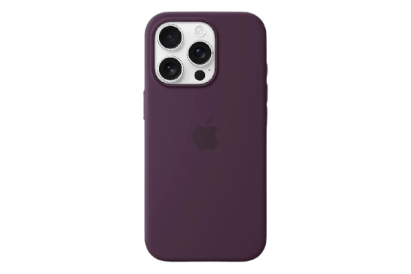 Apple Original Silicone Case Plum with MagSafe for iPhone 16 Pro