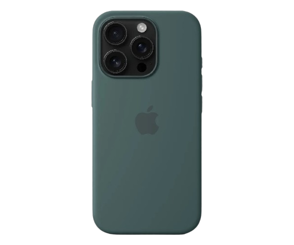 Apple Original Silicone Case Lake Green with MagSafe for iPhone 16 Pro