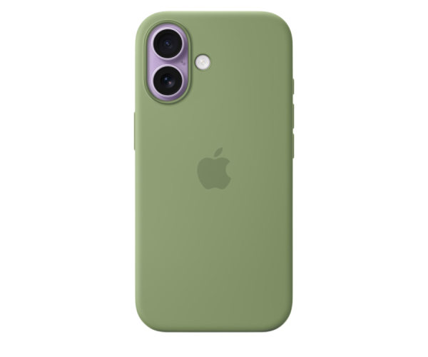 Apple Original Silicone Case Light Moss with MagSafe for iPhone 17 (MGEX4)