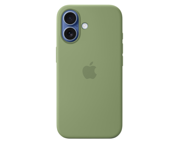 Apple Original Silicone Case Light Moss with MagSafe for iPhone 17 (MGEX4)