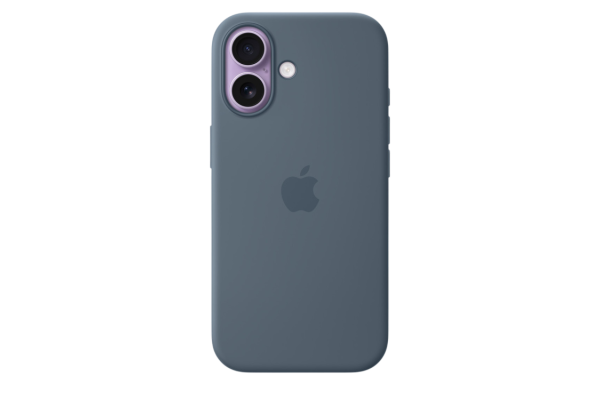 Apple Original Silicone Case Anchor Blue with MagSafe for iPhone 17 (MGEW4)