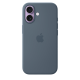 Apple Original Silicone Case Anchor Blue with MagSafe for iPhone 17 (MGEW4)