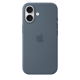 Apple Original Silicone Case Anchor Blue with MagSafe for iPhone 17 (MGEW4)