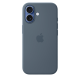 Apple Original Silicone Case Anchor Blue with MagSafe for iPhone 17 (MGEW4)