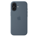 Apple Original Silicone Case Anchor Blue with MagSafe for iPhone 17 (MGEW4)