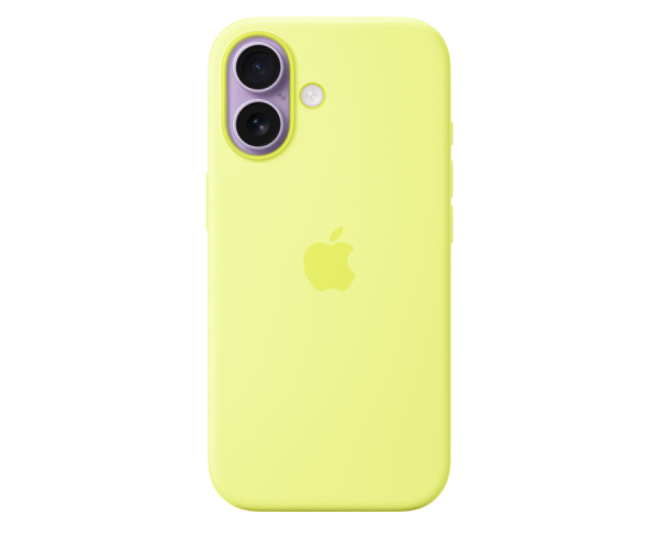 Apple Original Silicone Case Neon Yellow with MagSafe for iPhone 17 (MGEV4)