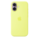 Apple Original Silicone Case Neon Yellow with MagSafe for iPhone 17 (MGEV4)
