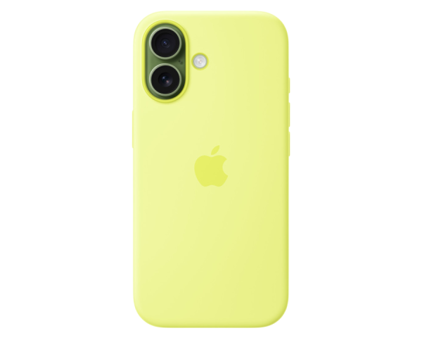 Apple Original Silicone Case Neon Yellow with MagSafe for iPhone 17 (MGEV4)