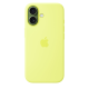 Apple Original Silicone Case Neon Yellow with MagSafe for iPhone 17 (MGEV4)