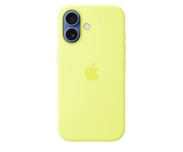 Apple Original Silicone Case Neon Yellow with MagSafe for iPhone 17 (MGEV4)