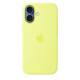 Apple Original Silicone Case Neon Yellow with MagSafe for iPhone 17 (MGEV4)